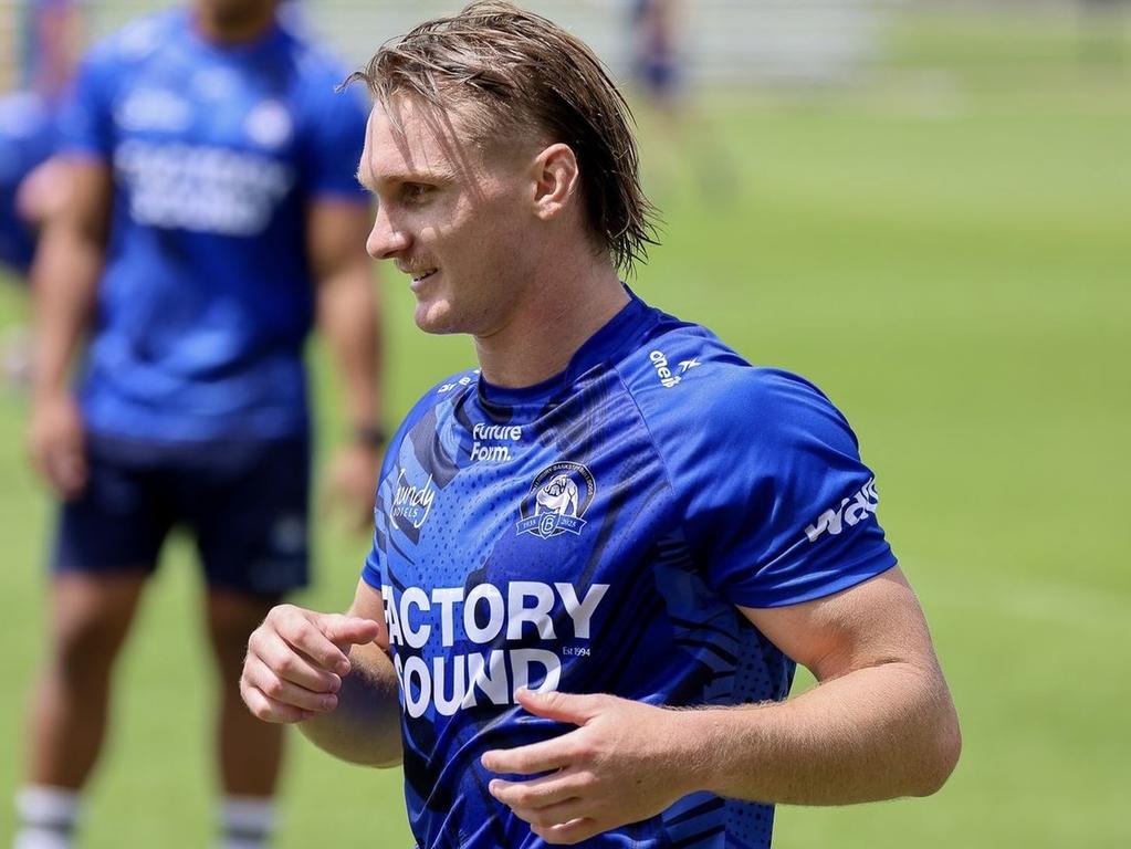 Jacob Preston at Belmore during day one. Picture: Bulldogs