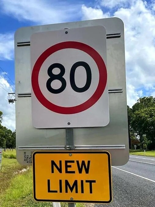 Speed limit signs across the Fraser Coast are being tampered with, putting road users' lives at risk.