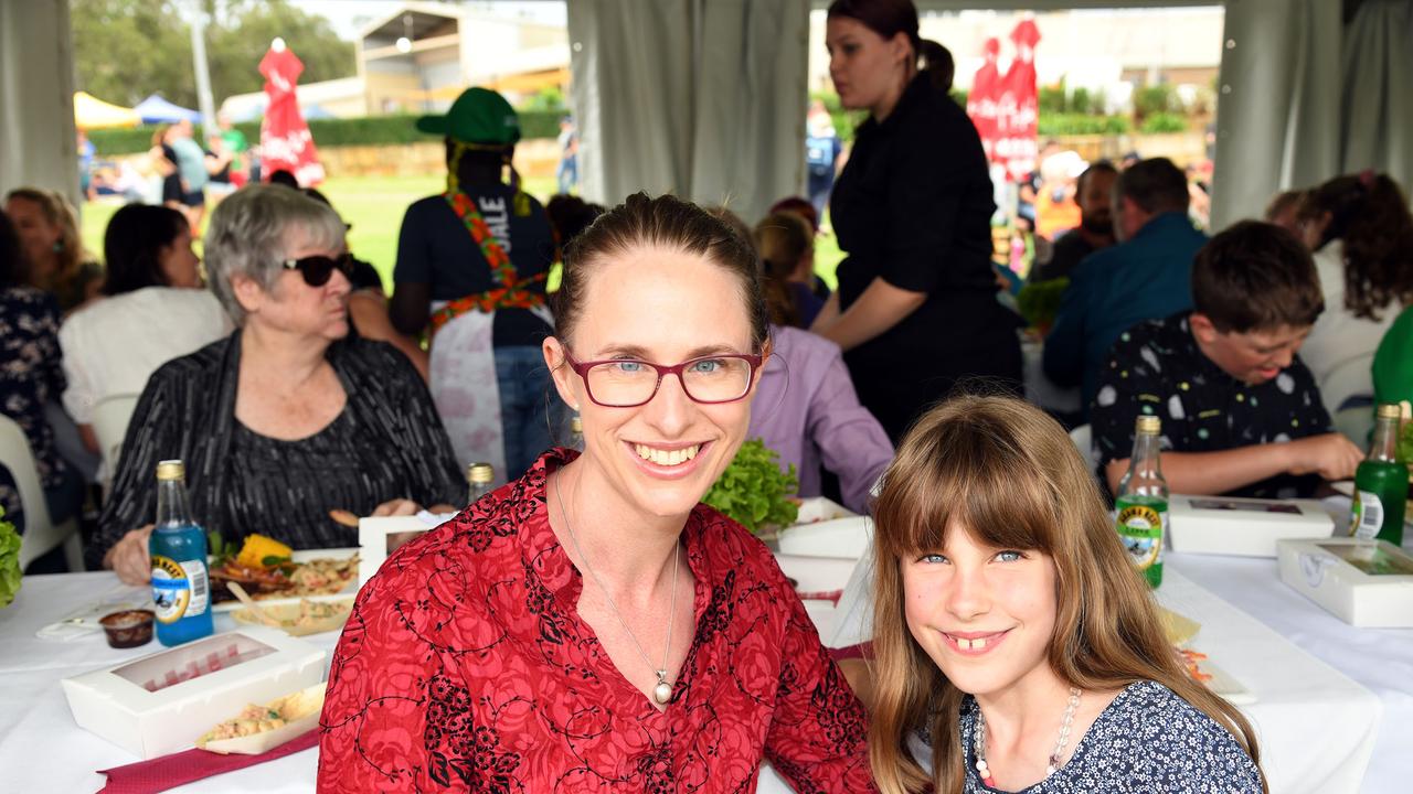 Tiffany and Bethany Sharp at the Mulberry Project Long Lunch. Heritage Bank Toowoomba Royal Show. Saturday March 26, 202