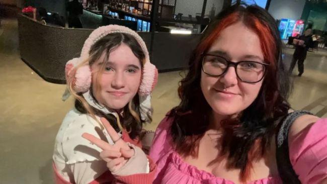 Zoe with her 13-year-old daughter, who has recently been diagnosed with autism. Picture: Supplied