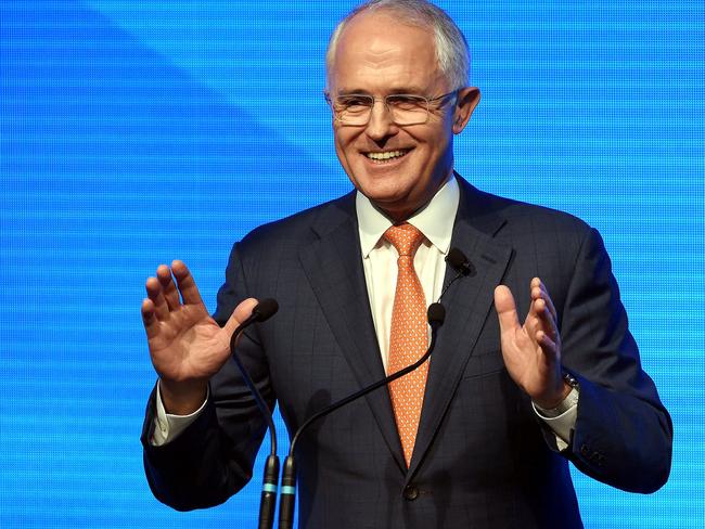 Prime Minister Malcolm Turnbull has rarely mentioned the multibillion-dollar National Broadband Network during the election campaign. Picture: AFP.