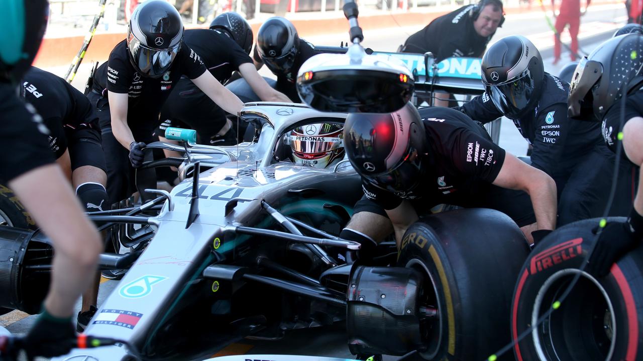 Lewis Hamilton could only manage eight laps during second practice.