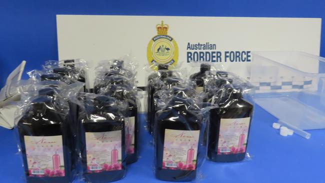 A 35-year-old Davoren Park man was arrested by ABF officers for allegedly importing a date-rape drug. Picture: Supplied by ABF