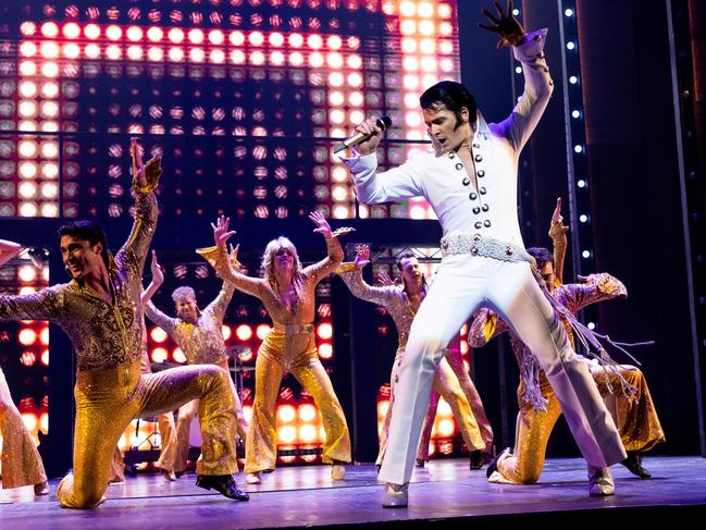 Rob Mallett in Elvis: A Musical Revolution. Picture: Supplied