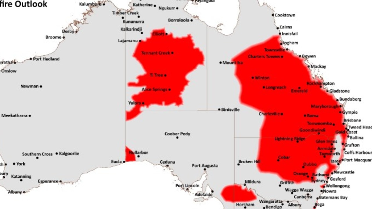 Fire Map Shows Millions Under Threat News Com Au Australia S   D533eb02d35584a40fb31da184dcdfa9