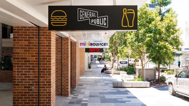 Nicholas Street Precinct Venue building features HOYTS, General Public and the upcoming miniBOUNCE. Picture: Josh Woning