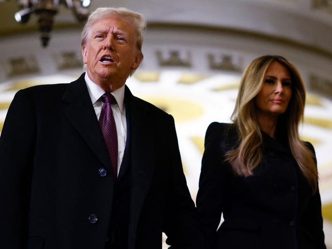 ‘Australian voters do want a bit more straight talk and decisive action’ ... but maybe not quite to the extent of US President Donald Trump, pictured with First Lady Melania Trump.