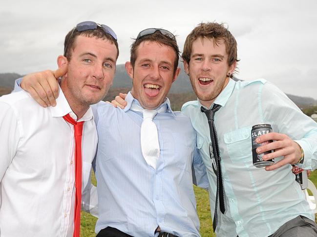 Brendan Lambe, Kris Egan and Terence O'Neill at the 2011Townsville Ladies Day Races held at the Cluden Race Track