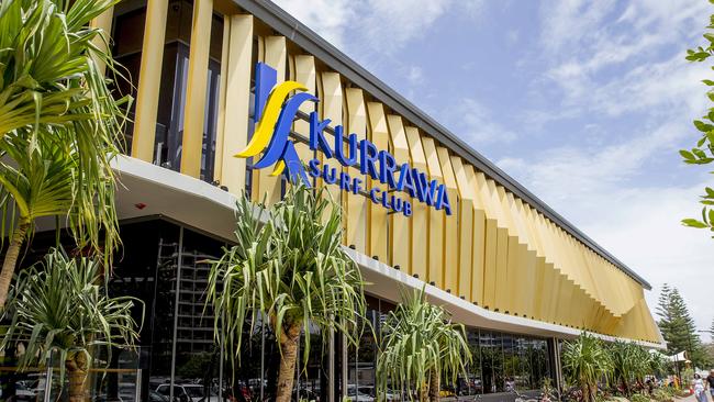 The new Kurrawa Surf Club at Broadbeach. Picture: Jerad Williams