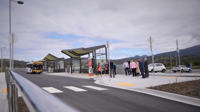 The new Huntingfield park and ride facility. Picture: Kenji Sato