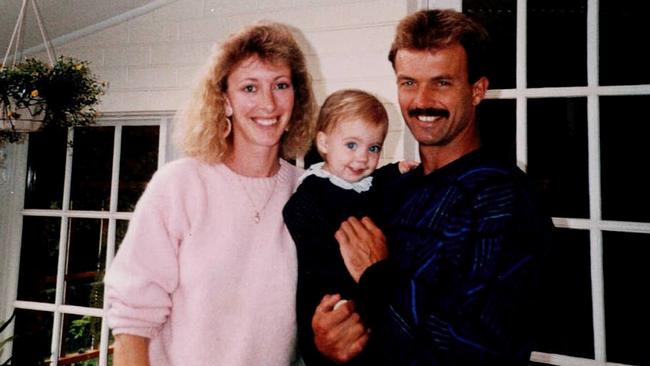 Bronwyn and Jon Winfield and their daughter Lauren.