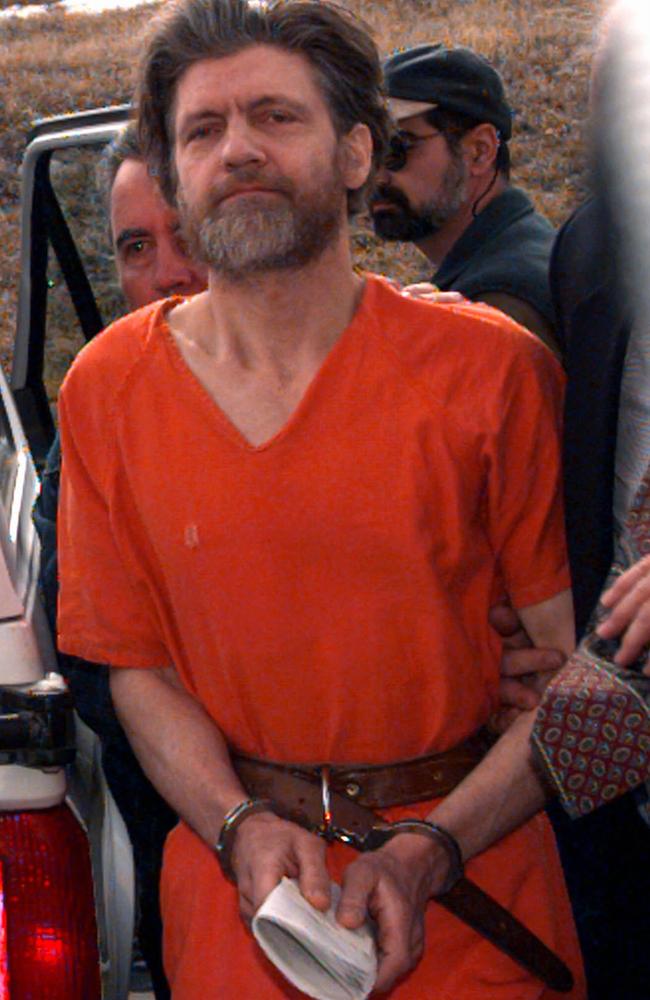 Former University of California at Berkley math professor Theodore John Kaczynski, dubbed the Unabmober, in this 1996 photo, was also investigated for the Tylenol poisonings.