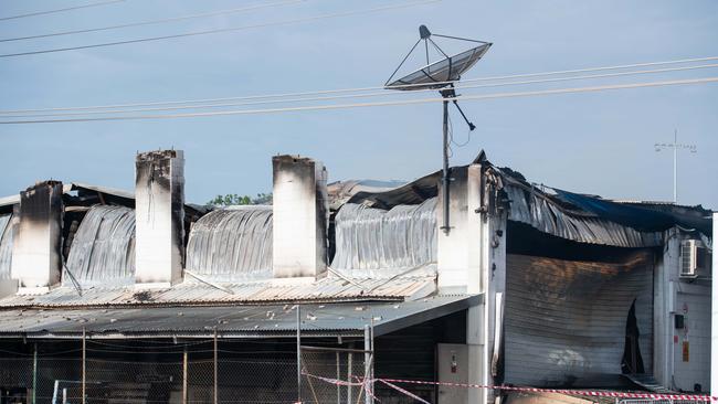 What remains of the NT Oriental Emporium. Picture: Che Chorley