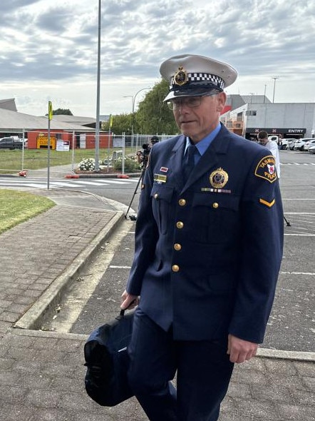 Tasmania Police Senior Constable Dean Wotherspoon gave evidence at Hillcrest trial