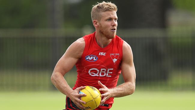 Dan Hannebery is pushing to play in Round 1. Picture: Phil Hillyard