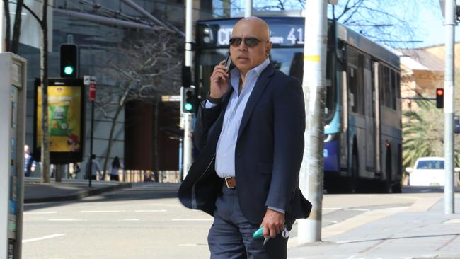 AMP executive Boe Pahari near AMP offices in Sydney last week. Picture: Britta Campion / The Australian