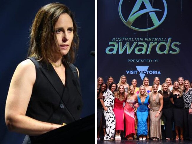 Super Netball players didn't attend the Australian Netball Awards.