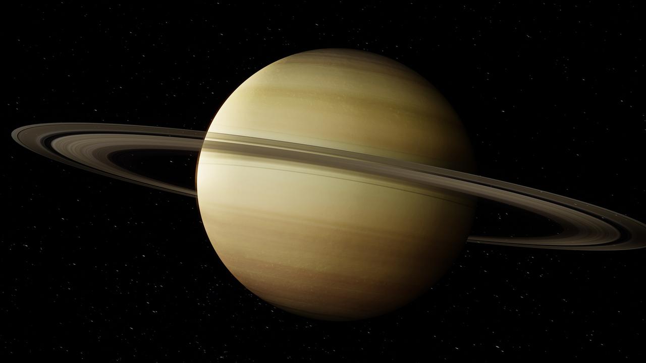 An accurate illustration of the planet Saturn.
