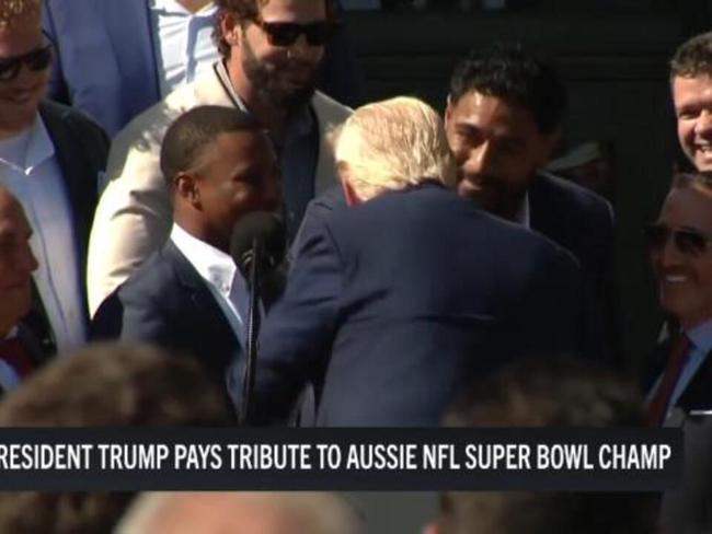 Trump pays tribute to Aussie Mailata