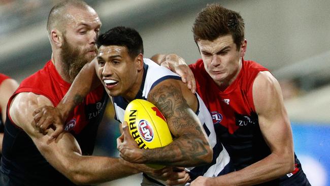 What did the Demons learn from their last clash with Geelong? Picture: Getty Images