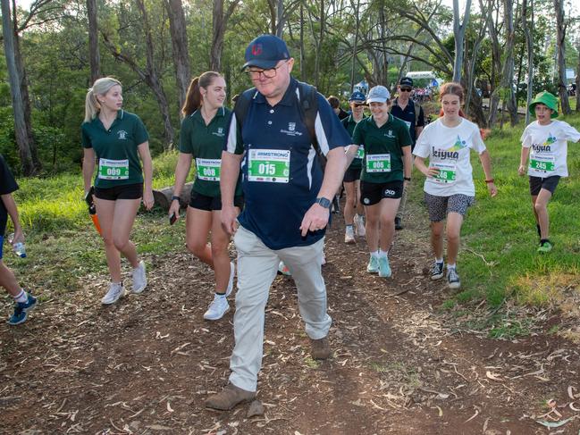 Start of the 5km Hike for Homeless. The Base Services, Hike for Homeless held at Jubilee Park. October 19th, 2024