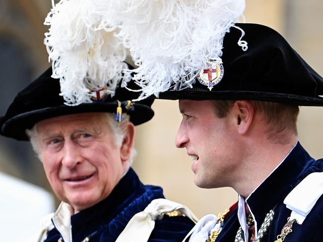 Prince Charles and Prince William are overseeing the transition to the next phase of royal history. Picture: Toby Melville - WPA Pool / Getty Images