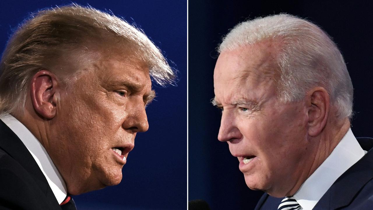 The outcome of the Donald Trump vs. Joe Biden election could have a profound effect on Australia. Picture: Jim Watson and Saul Loeb/AFP