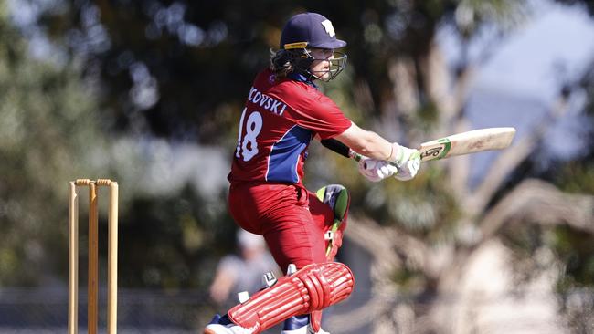 Will Pucovski in action for Melbourne. Picture: Alex Coppel.