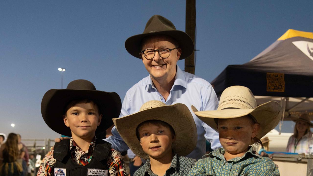 Anthony Albanese donned his Akubra for the event. Picture: Supplied