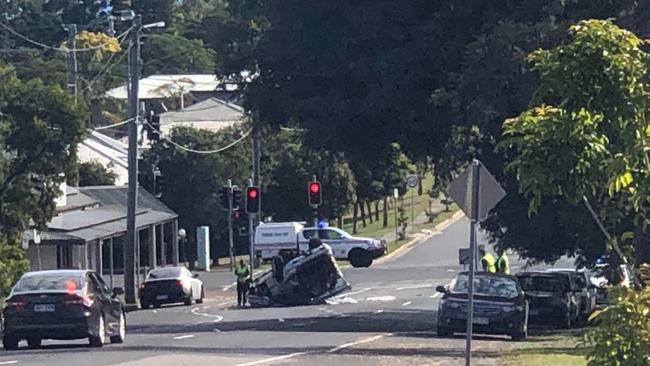 A man has died following a serious crash at the corner of Moffatt St and Warwick Rd.