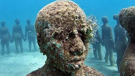 Cancun’s underwater museum, due to open soon.