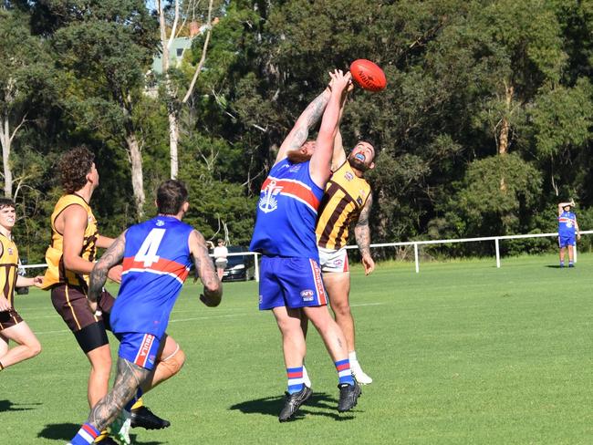Aidyn Joiner kicked seven goals for Merimbula against Pambula-Eden. Picture: Merimbula Diggers ARFC Facebook