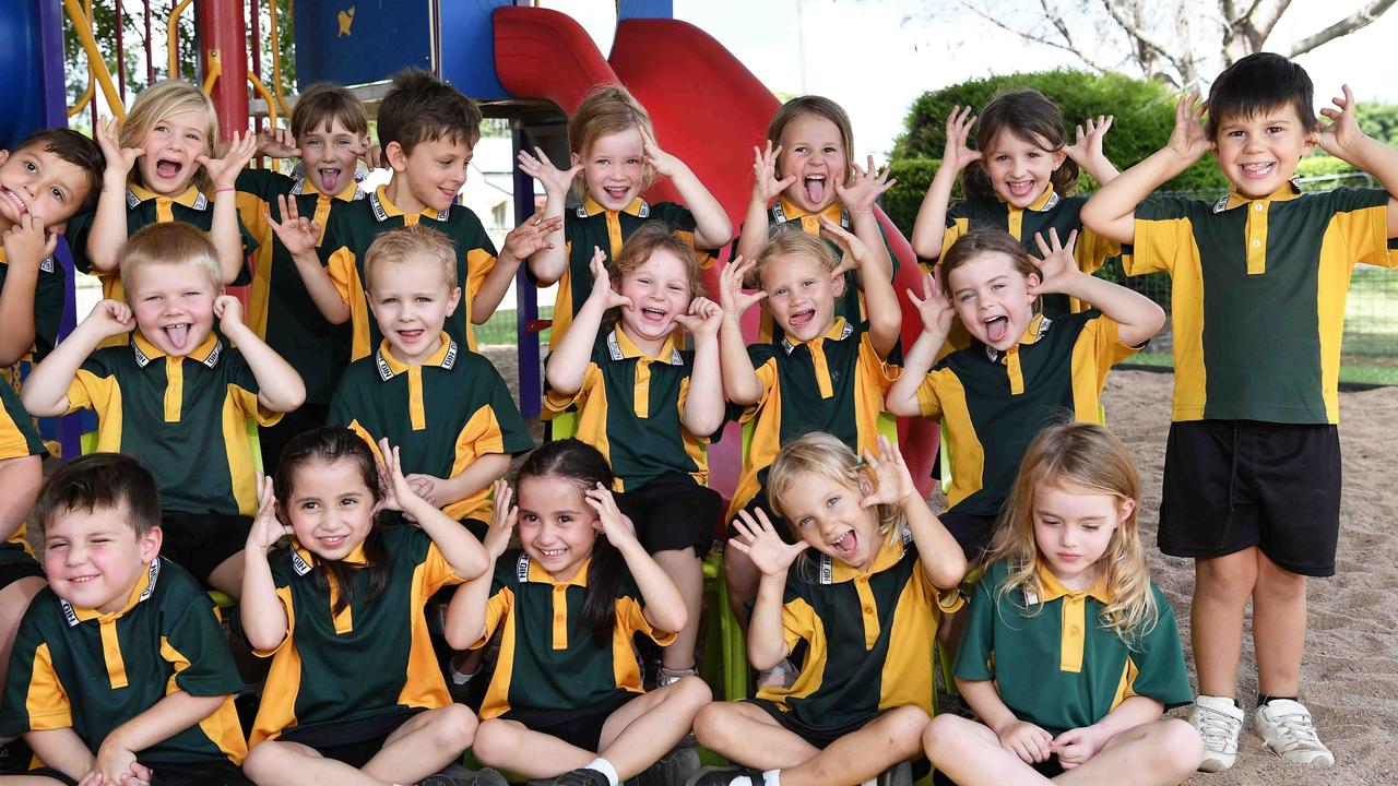 MY FIRST YEAR: Gin Gin State School Preps. Picture: Patrick Woods.