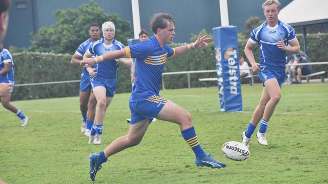 Northern versus South West, 16-18 years boys, at the Queensland School Sport rugby league state championships at Marley Brown Oval, Gladstone, on May 17, 2025.