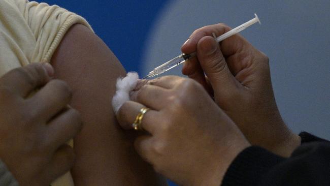 AstraZeneca vaccine is no longer recommended for people aged 50-59. Picture: AFP