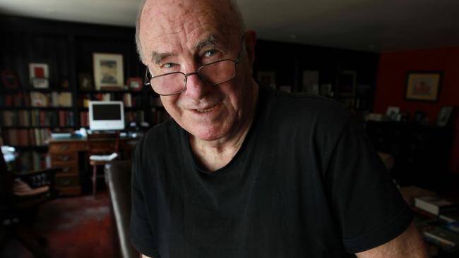 Author Clive James at his home in London.