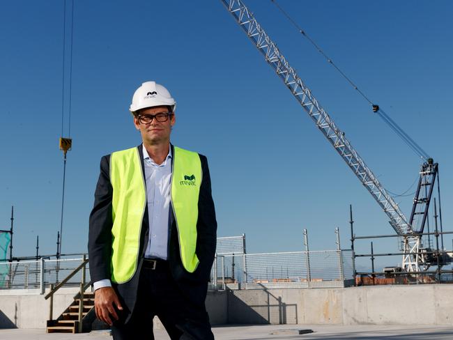 SYDNEY, AUSTRALIA - NewsWire Photos JULY 19, 2023: Campbell Hanan, Group Chief Executive Officer & Managing Director of Mirvac, at Willoughby development NINE on Wednesday. Picture: NCA NewsWire / Nikki Short