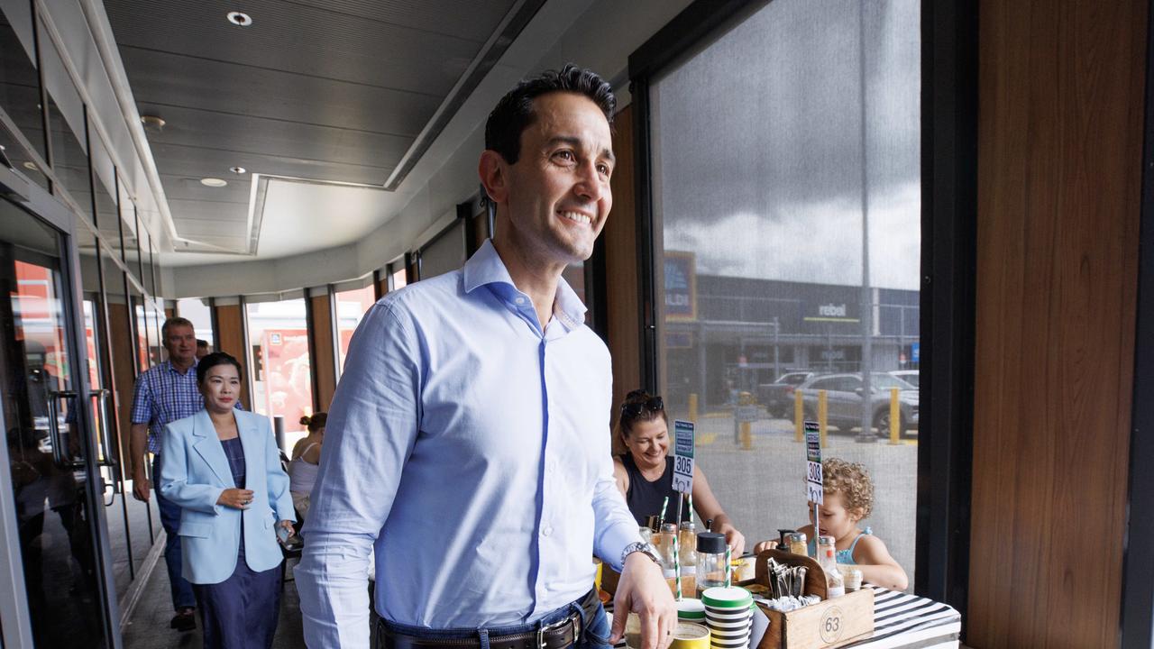 David Crisafulli is now the most popular LNP Opposition leader in the last decade. Picture: Lachie Millard