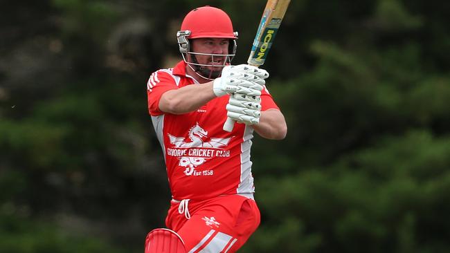 Michael Allen in action for Gisborne. Picture: Hamish Blair