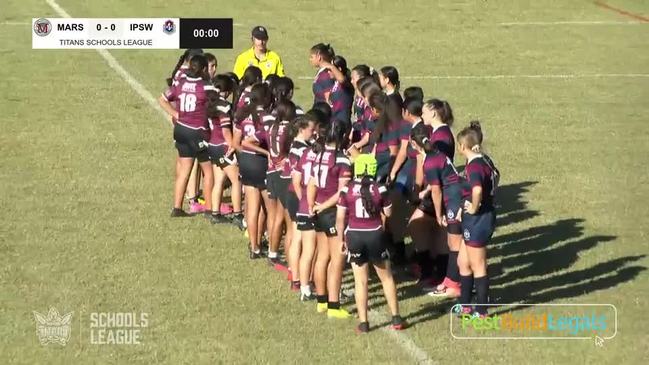 Replay: 2021 Titans schools League Girls Div 1 - Yr 7/8 Marsden vs Ipswich