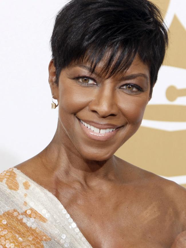 Overlooked ... Natalie Cole, the daughter of jazz legend Nat ‘King’ Cole who carried on his musical legacy, passed away in December yet won’t be included in the Grammys video tribute. Picture: AP Photo/Matt Sayles