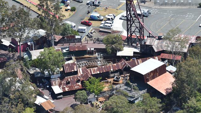 The Thunder River Rapids Ride the day after the fatal incident. Picture: Nigel Hallett