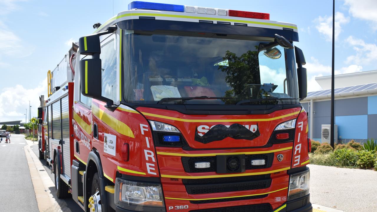 A Queensland Fire and Emergency Service firefighting truck. Picture: Heidi Petith