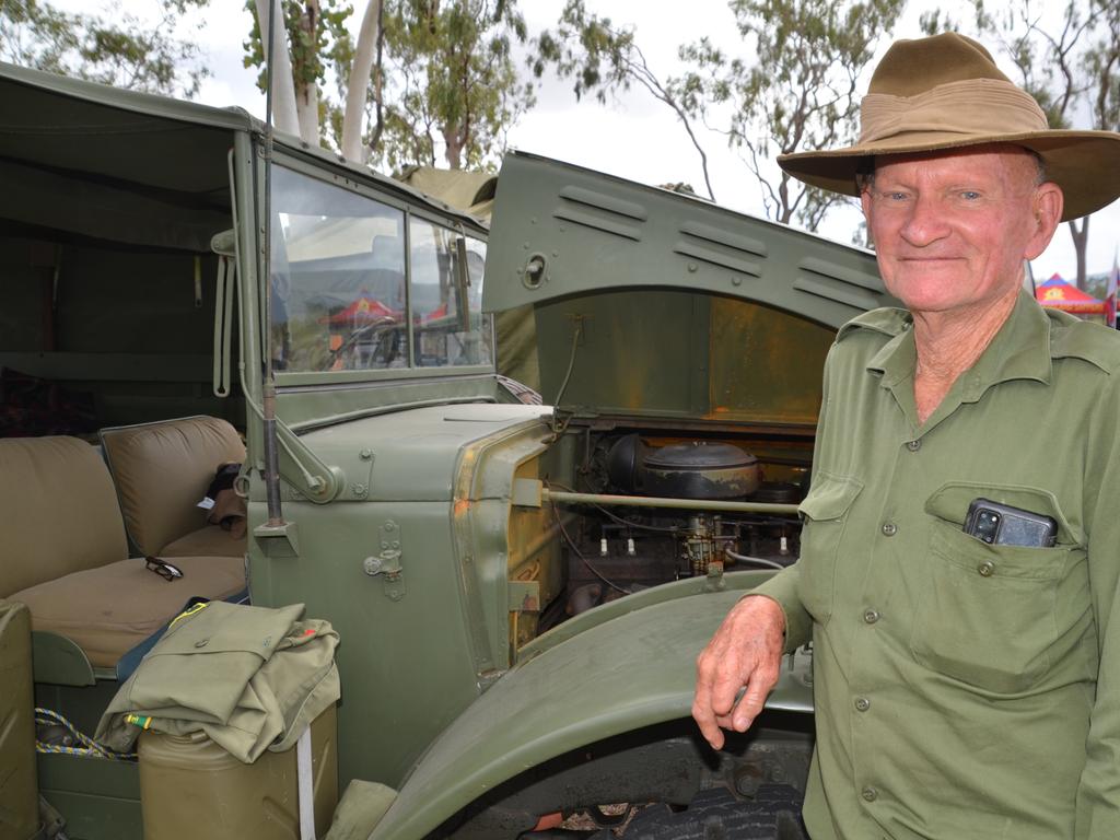 Townsville man George Sellen with his 1945 Dodge weapons carrier.