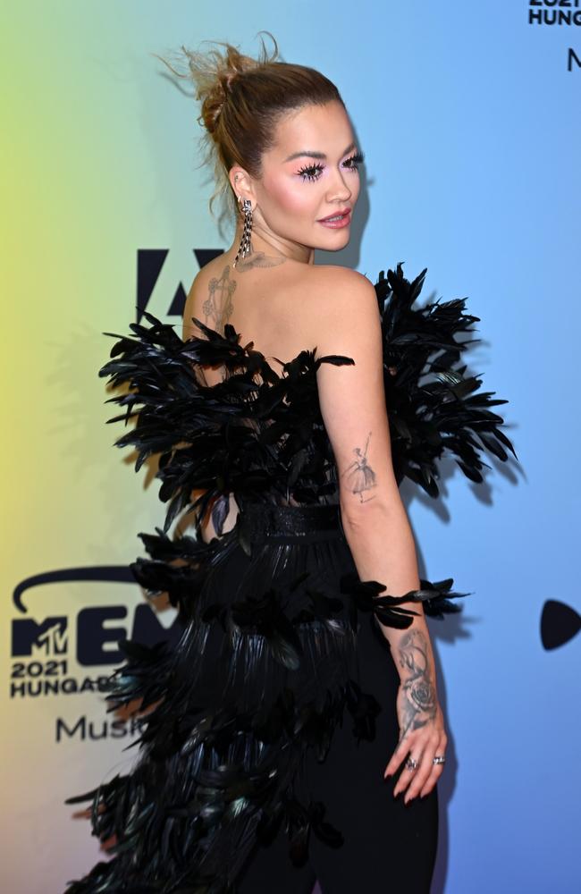 She’s very … feathery. Picture: Kate Green/Getty Images for MTV