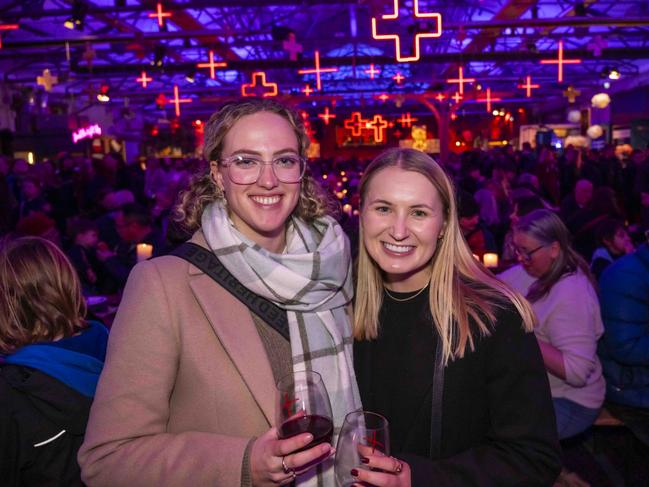 Abi Stubbs and Cailyn Hechter at Winter Feast 2025 in Hobart. Picture: Caroline Tan