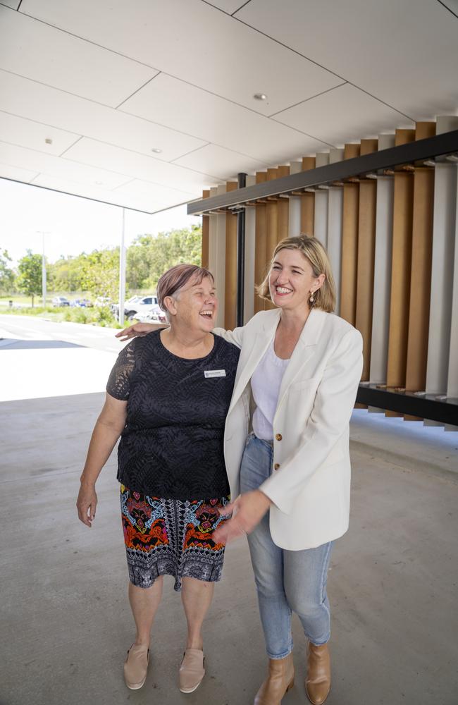 Health Minister Shannon Fentiman with Director of Nursing Pauline Maude at the new Sarina Hospital on April 3, 2024. Photo: Contributed