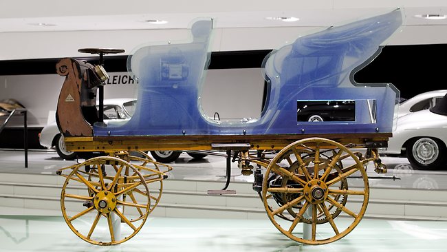 Ferdinand porsche first electric shop car