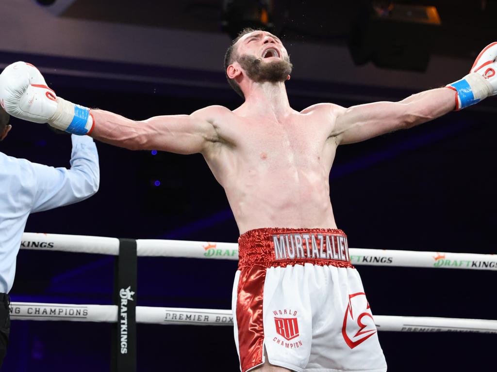 Murtazaliev put on a show. Picture: Tom Pombart / No Limit Boxing