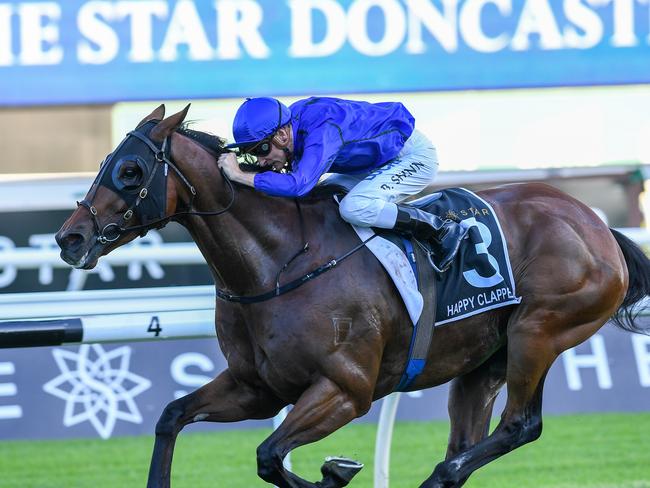 Happy Clapper will relish the drier conditions in the Queen Elizabeth Stakes.